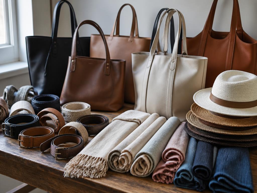 Handbags and fashion accessories in a wholesale assortment