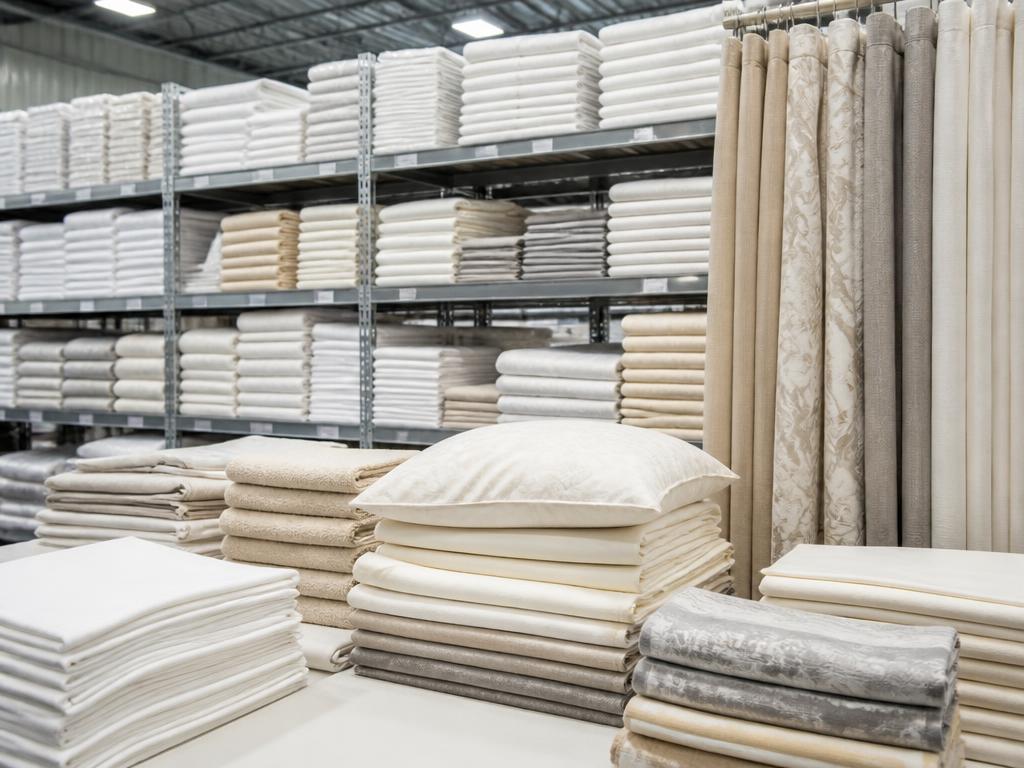 Household textile stock for wholesale export